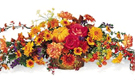 fall  arrangement with autumn flowers