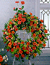 standing wreath