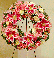 standing wreath