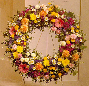 standing wreath