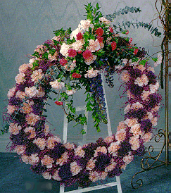 standing wreath