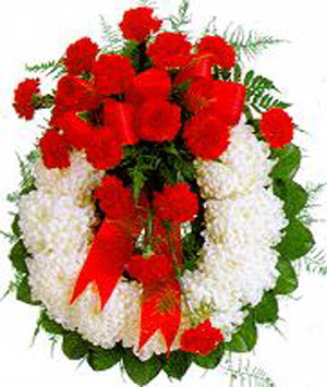 standing wreath